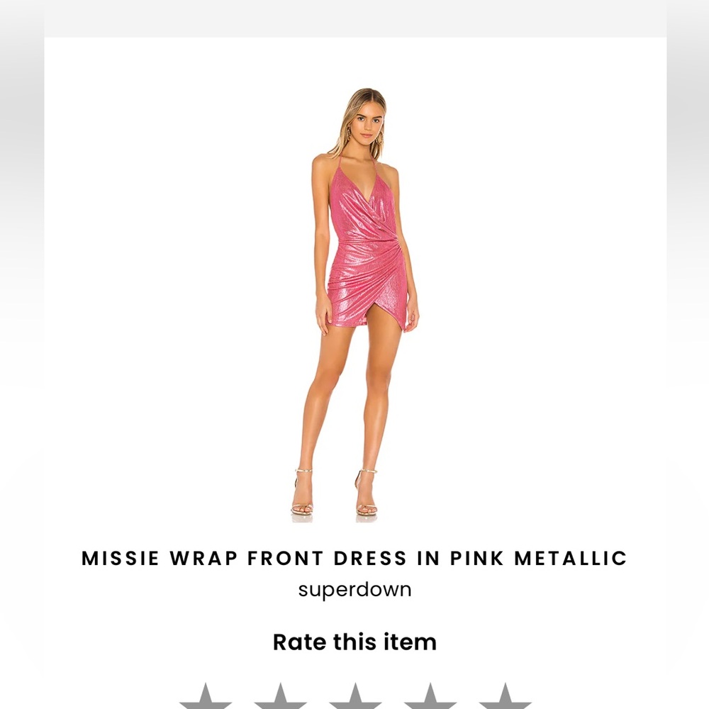 Superdown Blush Pink Dress